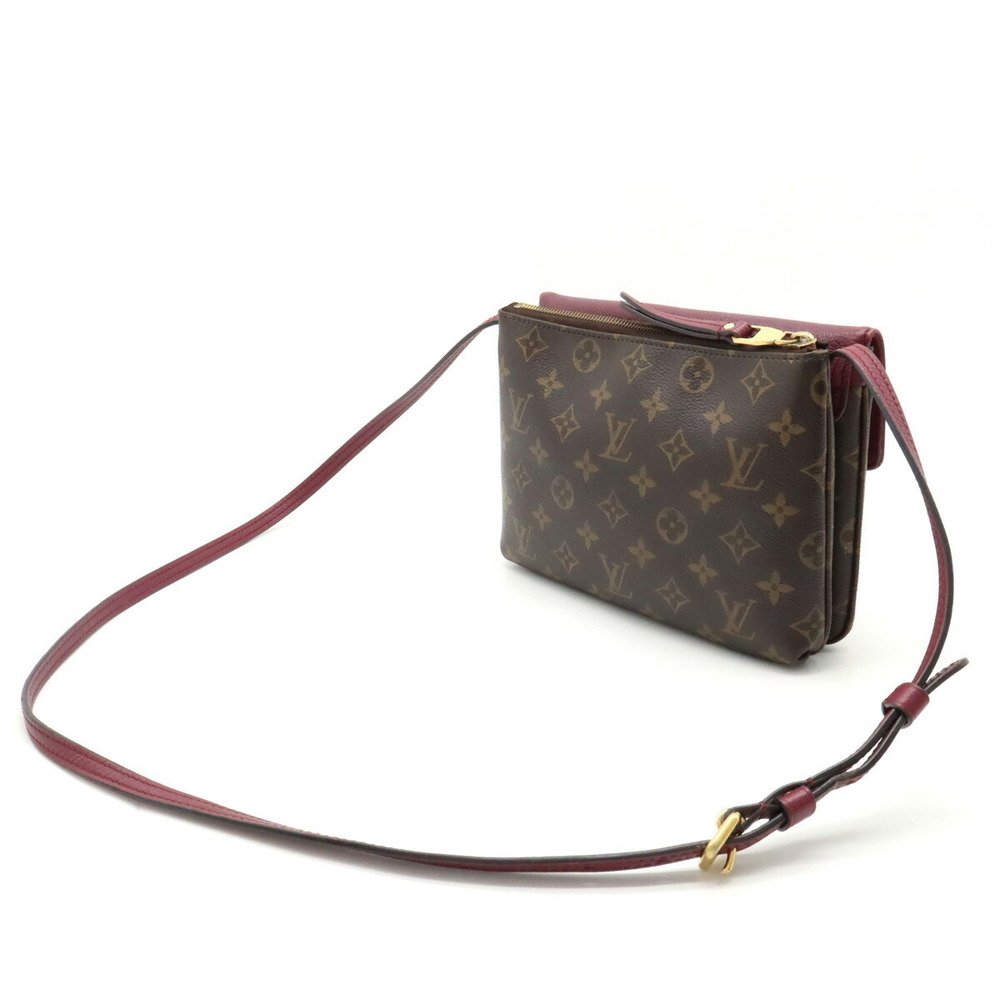 Louis Vuitton Twice Bag Monogram Purple Shoulder Crossbody Aurore